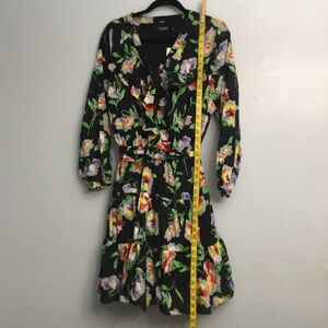 Ralph Lauren Multicolor Floral Long Sleeve Dress